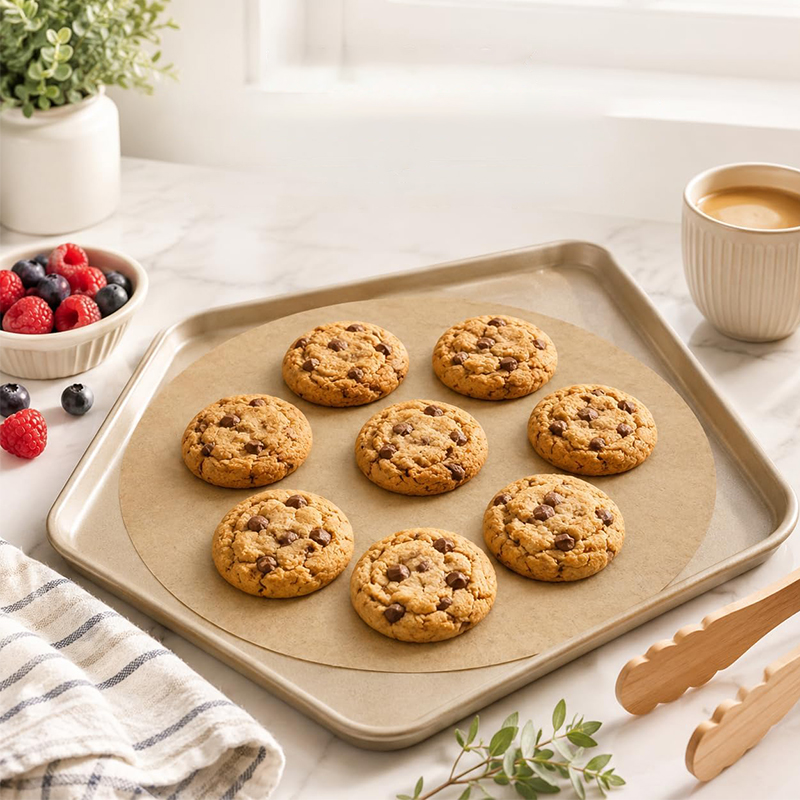 Circular baking paper