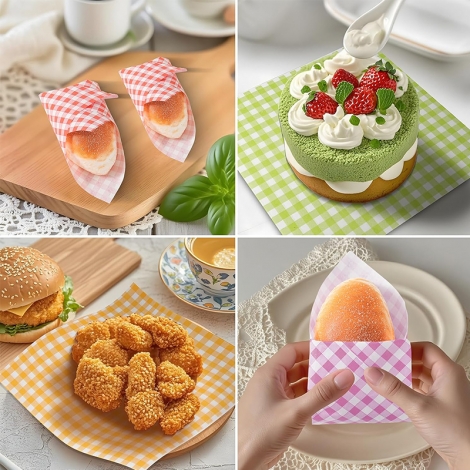 Food packaging baking paper