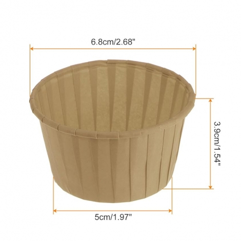 Round cake cup paper holder