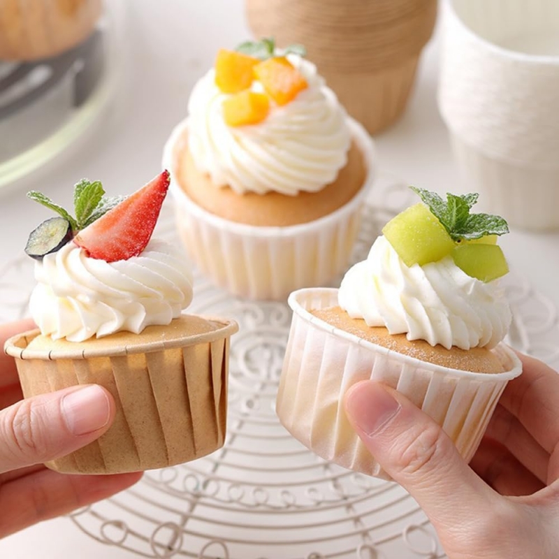 Round cake cup paper holder